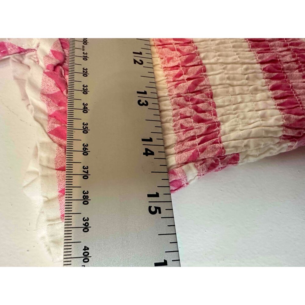 Umgee Strap Dress Women Size Medium Pink Striped Tiered Sleeveless Casual Summer - Picture 6 of 8